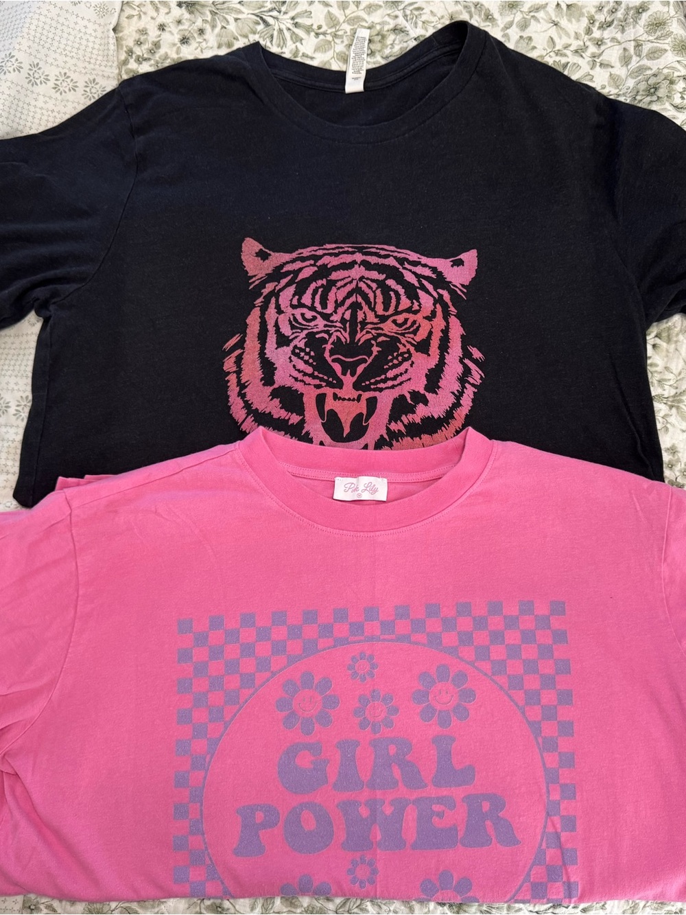 Pink Lily Pink Graphic Tee - Girl Power
